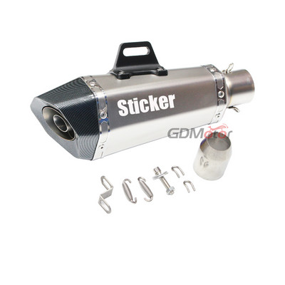 MT07 R1 ER6N CBR250R motorkerékpár kipufogógáz módosított kipufogócső robogó Pit Bike Dirt Motocross számára Nmax Tmax530 Msx125-höz