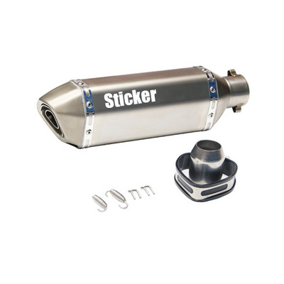 MT07 R1 ER6N CBR250R motorkerékpár kipufogógáz módosított kipufogócső robogó Pit Bike Dirt Motocross számára Nmax Tmax530 Msx125-höz