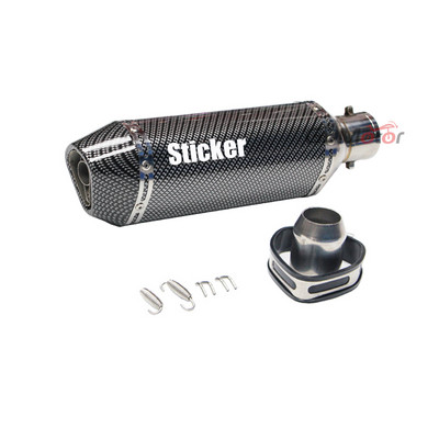 MT07 R1 ER6N CBR250R motorkerékpár kipufogógáz módosított kipufogócső robogó Pit Bike Dirt Motocross számára Nmax Tmax530 Msx125-höz