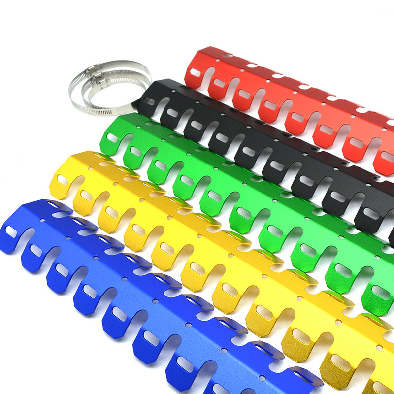 Motorkerékpár kipufogó kipufogócső lábvédő hőpajzs burkolat Hőálló Gázgázhoz EC 2T EC 4T FSE FSR KX125 dirt bike