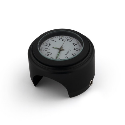 Mootorrattakell veekindel helendav 22/25 mm mootorratta juhtraua kinnitus alumiiniumsulamist sihverplaadiga kvartskell