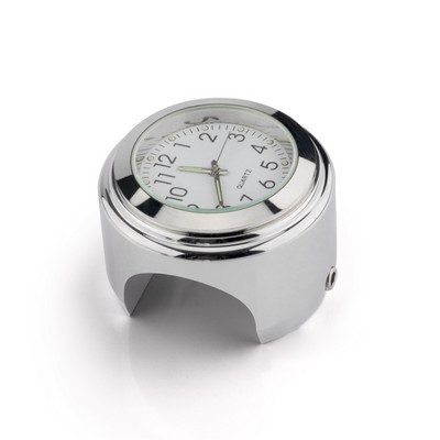 Mootorrattakell veekindel helendav 22/25 mm mootorratta juhtraua kinnitus alumiiniumsulamist sihverplaadiga kvartskell