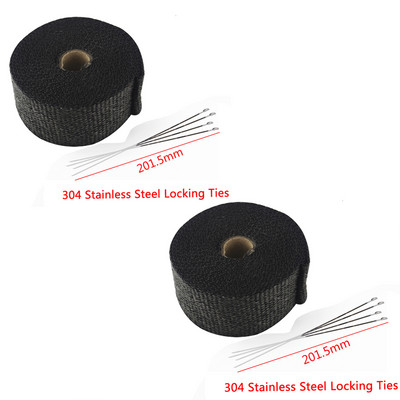 5M/10M/15M 5CM šírka tepelnej izolačnej fólie na výfuk, ochranná hnedá páska, ohňovzdorná izolačná látková rolka pre motocykel a auto