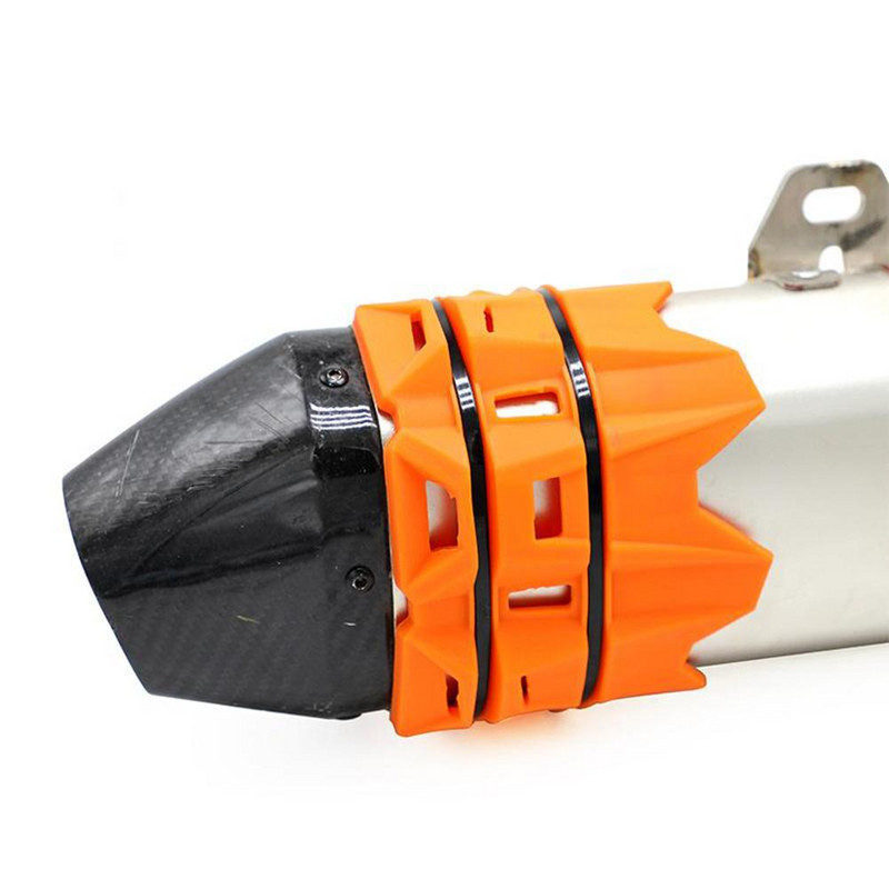 Universaalne mootorratta väljalaske summuti kaitsekaitse kuumakindel motokrossi mustusratta väljalaskeratta summuti summuti kaitse