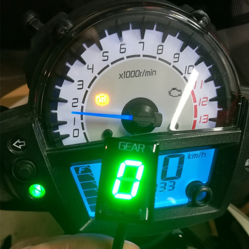 Indicator de afișare a treptelor de viteză cu montare directă a ECU pentru motociclete, pentru Kawasaki ER6N Ninja 650 Ninja 300 Z750 Z900 Z800 Zx6R Vulcan S