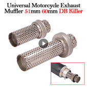 50.8mm 60mm Motocicletă Yoshimura Toba de eșapament Toba de eșapament Escape Moto Catalizator metalic DB Killer pentru Suzuki Honda Yamaha Dit Bike