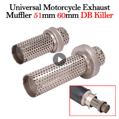 50,8 mm 60 mm mootorratta Yoshimura väljalaske summuti summuti Escape Moto metallkatalüsaator DB Killer Suzuki Honda Yamaha Dit Bike jaoks