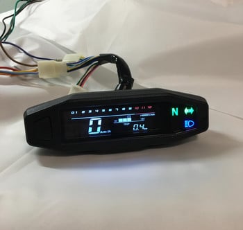 Mini Universal RPM Ταχύμετρο μετρητή μοτοσυκλέτας Ψηφιακό οδόμετρο Ηλεκτρικό όργανο καρμπυρατέρ ψεκασμού για Russian KR200