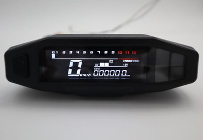 Mini univerzális fordulatszámmérő motorkerékpár sebességmérő digitális kilométermérő elektromos befecskendező karburátor műszer orosz KR200-hoz