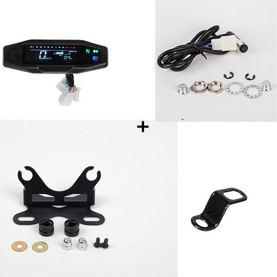 Mini univerzális fordulatszámmérő motorkerékpár sebességmérő digitális kilométermérő elektromos befecskendező karburátor műszer orosz KR200-hoz