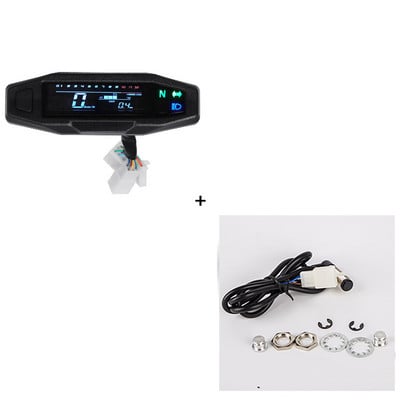 Mini univerzális fordulatszámmérő motorkerékpár sebességmérő digitális kilométermérő elektromos befecskendező karburátor műszer orosz KR200-hoz