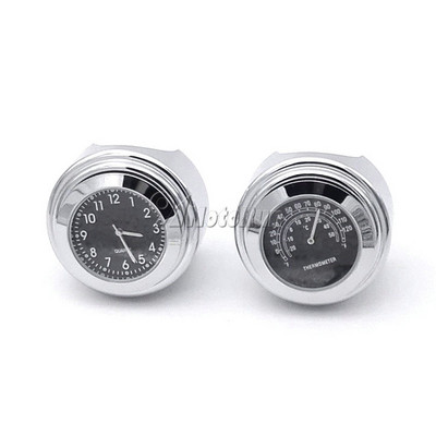 7/8" 1" motocikla stūres pulksteņa termometrs Suzuki Intruder Volusia VS 700 750 800 1400 1500 Boulevard C109R C50 C90