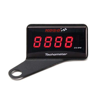 Koso mini pöörete arvu mõõtja, digitaalne ruudukujuline LCD-ekraan, mootori pöördetunnimõõtja tahhomeetri näidik BMW YAMAHA KAWASAKI võidusõidumootorrattale