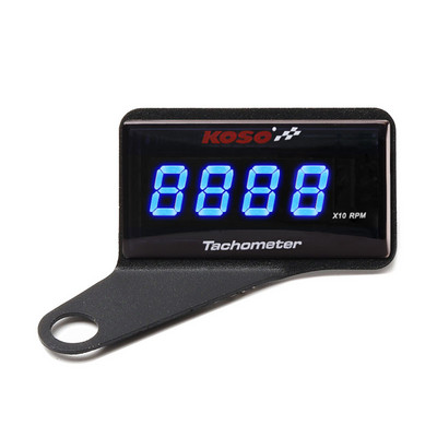 Koso mini pöörete arvu mõõtja, digitaalne ruudukujuline LCD-ekraan, mootori pöördetunnimõõtja tahhomeetri näidik BMW YAMAHA KAWASAKI võidusõidumootorrattale