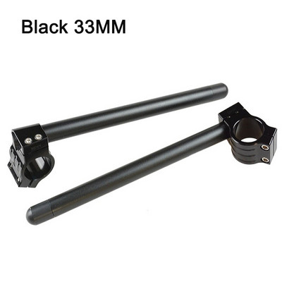 Cafe Racer Motorkerékpár Racing kormány állítható CNC kapocs motorvillára fogantyú 31 32 33 35 36 37 39 41 43 46MM króm fekete