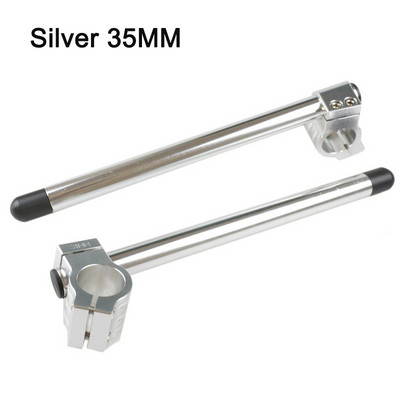 Cafe Racer Motorkerékpár Racing kormány állítható CNC kapocs motorvillára fogantyú 31 32 33 35 36 37 39 41 43 46MM króm fekete