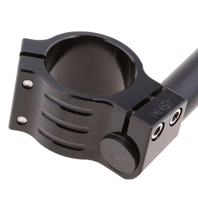 Cafe Racer Motorkerékpár Racing kormány állítható CNC kapocs motorvillára fogantyú 31 32 33 35 36 37 39 41 43 46MM króm fekete