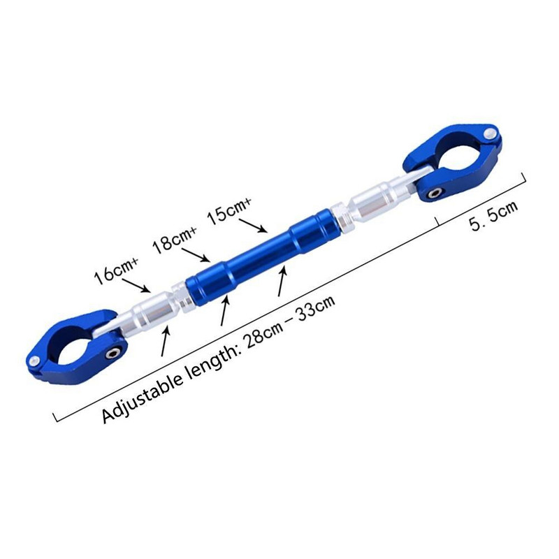 Ghidon universal de 22 mm pentru motociclete Mâneruri pentru motociclete Bară de mâner Volan Întărire Bară transversală reglabilă Dirt Pit Bik