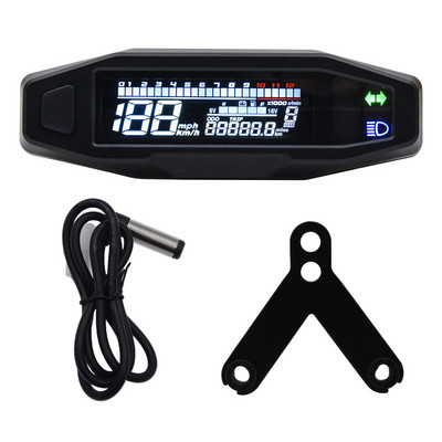 2021 Nou Universal Moto RPM Tahometru Vitezometru Indicator de viteză Taho Contor Digital Odometru Instrument Senzor Set pentru Motocicletă