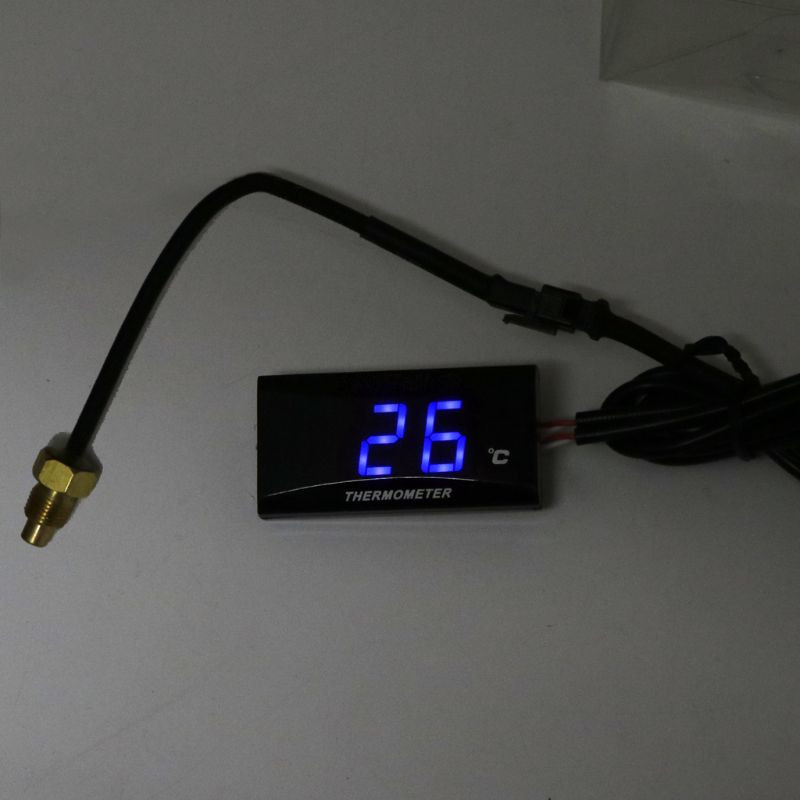 Motocykel KOSO Mini meter teploty vody LCD digitálny displej univerzálny senzor teplomery teplota merače skútrov preteky D7YA