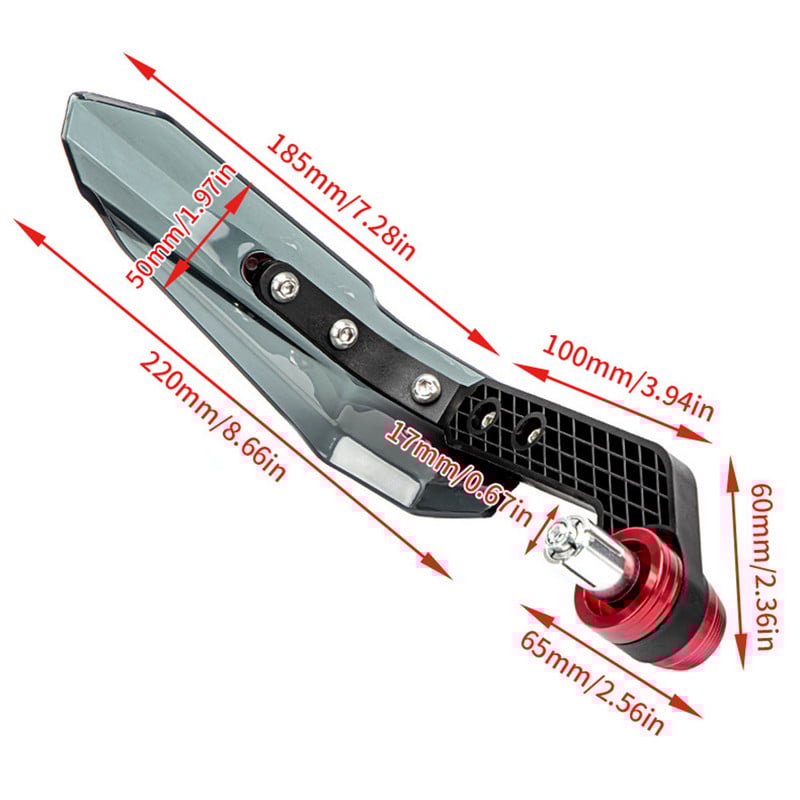 22/28 mm motokroso rankų apsaugos universalios motociklo rankenos apsauga, tinkančios purvo dviračiams, enduro apsauga, motociklų priedai