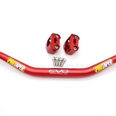 Stūre PRO Taper Pack Fat Bar 1-1/8" Dirt Pit Bike Motocross Motocycle Stūre 810mm garums 28mm PRO alumīnijs