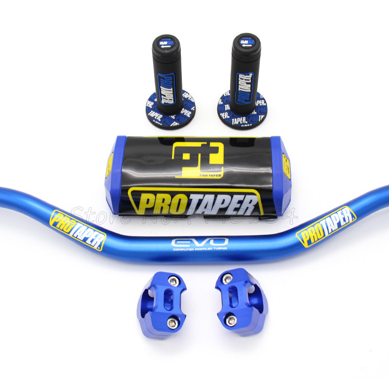 Juhtraud PRO Taper Pack Fat Bar 1-1/8" Dirt Pit Bike Motocross Mootorratta juhtraud 810mm pikkus 28mm PRO alumiinium