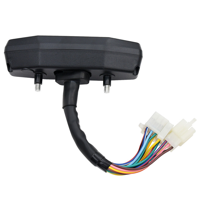 Uusim mootorratta spidomeetri õlimõõturi tahhomeeter universaalsed digitaalsed mõõdikud näidikuploki suunatule indikaator