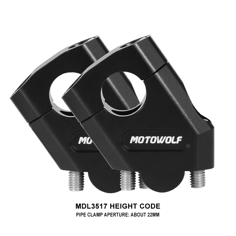 Univerzális motorkerékpár 22 mm-es 28 mm-es kormányemelő Motocross Magasító bilincstartó BMW-hez Illik Hondához Suzukihoz Kawasakihoz