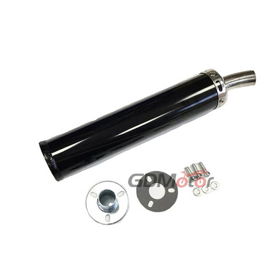 Безплатна доставка Универсален метален 60x280 мм дълъг мотоциклет състезателна изпускателна тръба шумозаглушител 2stoke ауспух бягство за 50cc-240cc