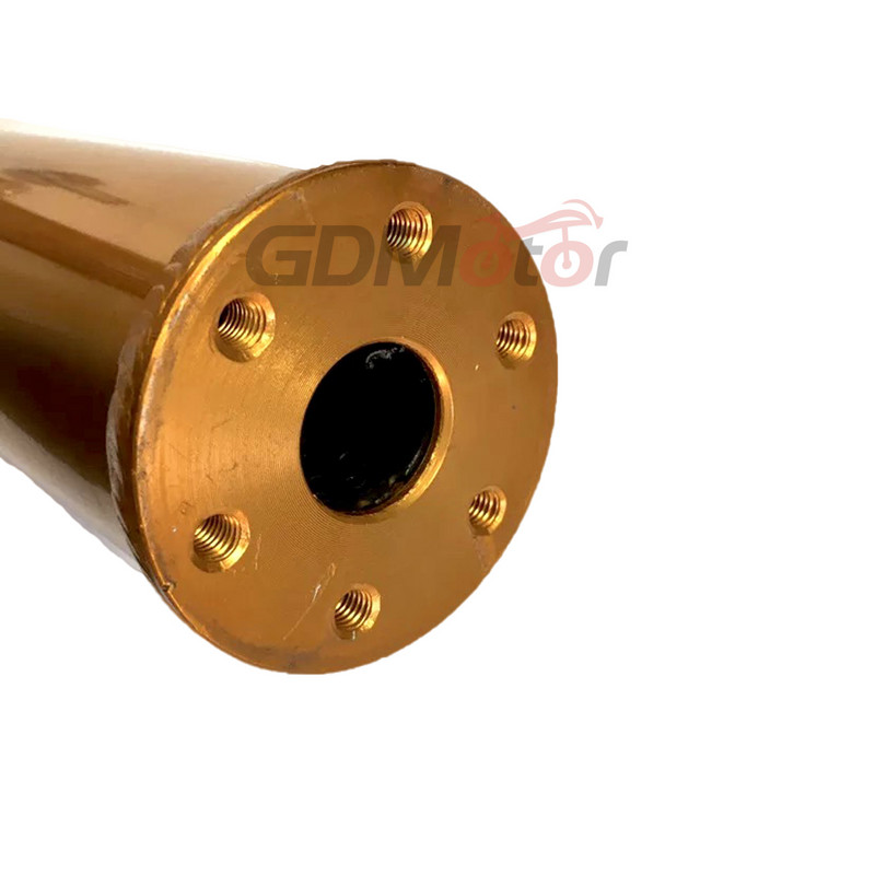 Безплатна доставка Универсален метален 60x280 мм дълъг мотоциклет състезателна изпускателна тръба шумозаглушител 2stoke ауспух бягство за 50cc-240cc