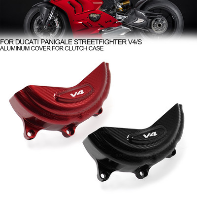 Motorkerékpár alumínium burkolat kuplung tok DUCATI PANIGALE STREETFIGHTER V4 V4S 2018-2022 motorvédő védő védősapkához