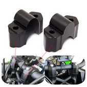 Kawasaki Versys 1000 2015-2020 juhtraua püstikute jaoks Kõrguse tõstmise adapterid alumiiniumsulamist must