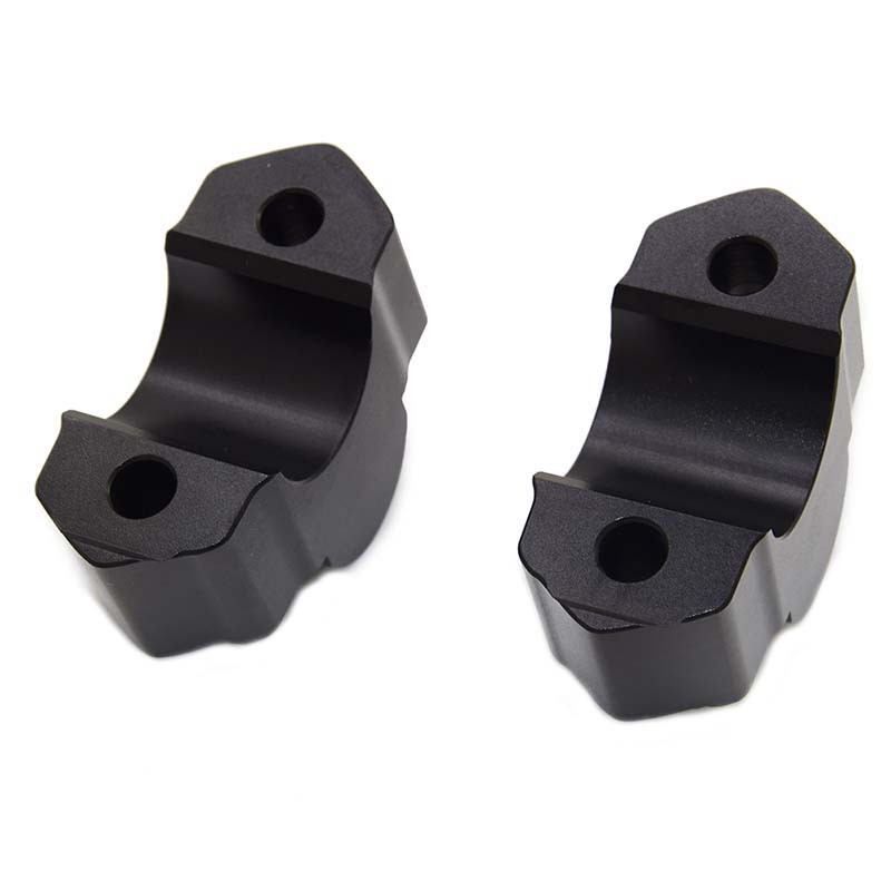 Kawasaki Versys 1000 2015-2020 juhtraua püstikute jaoks Kõrguse tõstmise adapterid alumiiniumsulamist must