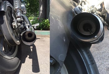 Ауспух за мотоциклети DB Killer Silencer iron Eliminator за BMW K1200S K1300 S/R/GT S1000RR HONDA CBR125R CRF250R