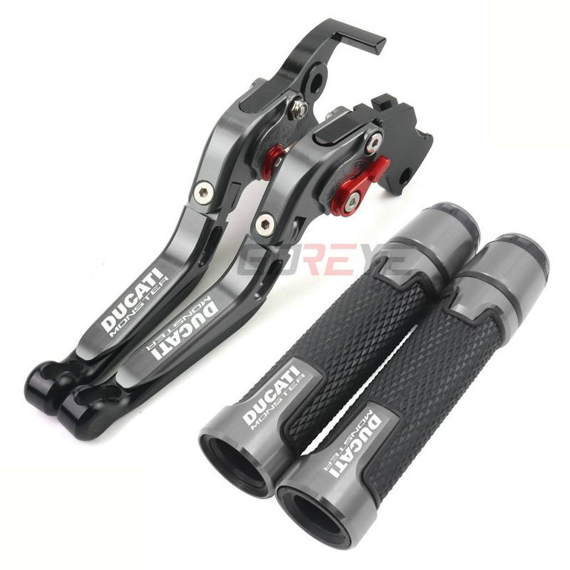 Pentru Ducati Monster 696 695 796 400 620 M 600 M 900 M 620 Motocicletă CNC Reglabil Pliabil Extensibil Pârghii de ambreiaj de frână