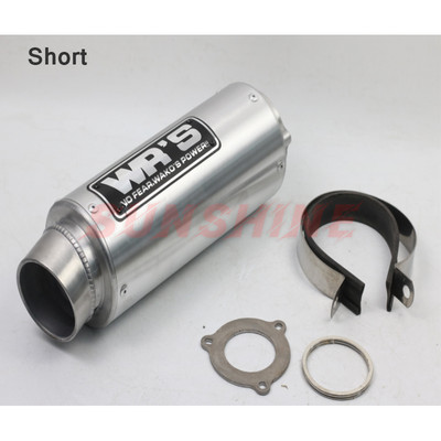 Motorkerékpár kipufogó univerzális Pitbike hangtompító Motorcross módosított rozsdamentes acél WRS cső HONDA CB400 CB500F CB500X CBR300