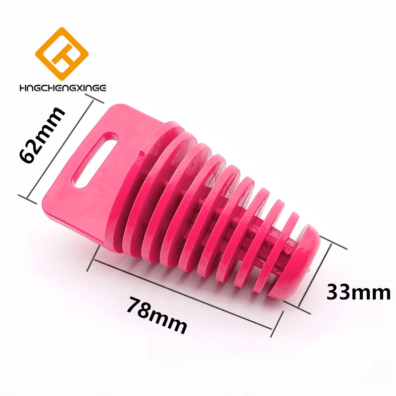 Προστασία σωλήνα εξάτμισης μοτοσικλέτας 3 μεγέθους 1 τμχ.