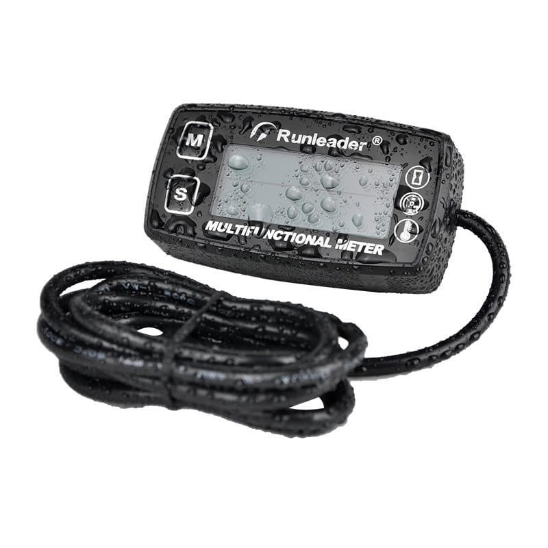 Digitálny tachometer pre motocykle, indukčný resetovateľný tachometer, teplomer s teplotným meračom pre lode, benzínový motor, námorné štvorkolky