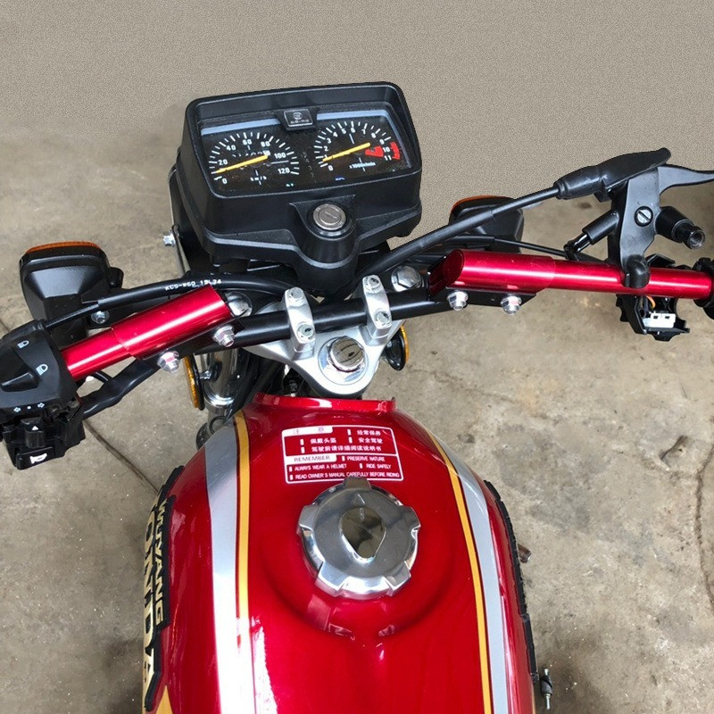 Motorkerékpár CNC kormánykerék Motorkerékpár alumínium motocross roller kormánykerék rozsdamentes kormányrúd univerzális külön kormány