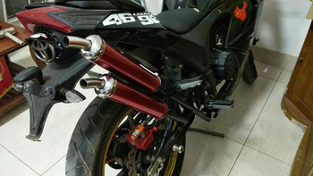 60X280mm Μεταλλικό 22mm 50-250CC Universal Motorcycle Racing Modified Muffler Silencer 2 Stroke Exxhaust Pipe Fiber Carbon
