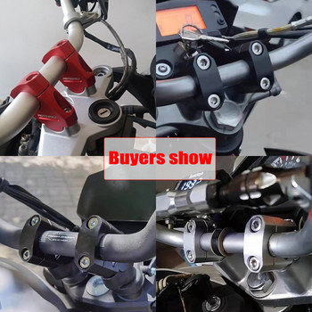 Για HONDA CBF500 CBF600 CBF1000 CBF 500 CBF 600 CBF 1000 Μοτοσικλέτα 3 χρωμάτων Σφιγκτήρας λαβής βάσης ανύψωσης τιμονιού 28mm/22mm