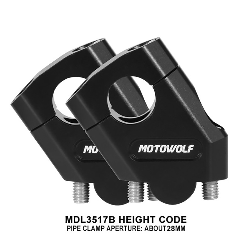 Pre motocykel HONDA CBF500 CBF600 CBF1000 CBF 500 CBF 600 CBF 1000, 3 farby, držiak na riadidlá, svorka na rukoväť 28 mm/22 mm