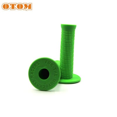 Univerzálne rukoväte OTOM pre motocykle, protišmykové, mäkké gumové, vodotesné, profesionálne špirálové diamantové vzorované riadidlá, otočná rukoväť