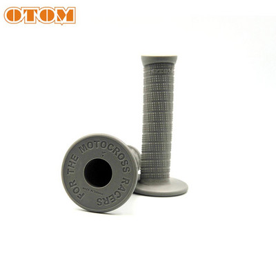 Univerzálne rukoväte OTOM pre motocykle, protišmykové, mäkké gumové, vodotesné, profesionálne špirálové diamantové vzorované riadidlá, otočná rukoväť