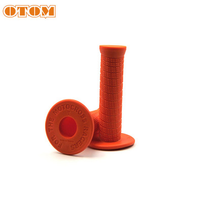 Univerzálne rukoväte OTOM pre motocykle, protišmykové, mäkké gumové, vodotesné, profesionálne špirálové diamantové vzorované riadidlá, otočná rukoväť