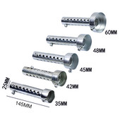 Universalus motociklo išmetimo duslintuvas, reguliuojamas duslintuvas Db Killer Pipe antgalis motociklų lenktynėms 35/42/45/48MM