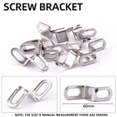 Különböző méretű univerzális támasztó Z típusú hangtompító tartó rögzítő bilincs konzol motorkerékpár kipufogó hangtompító csőhöz