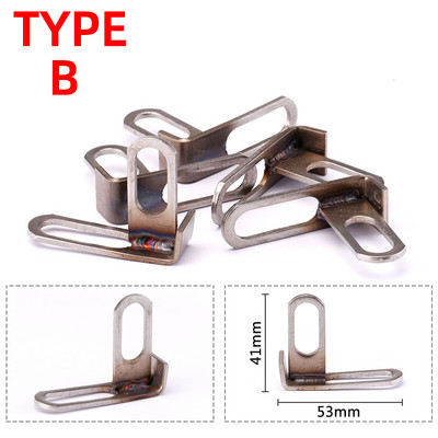 Különböző méretű univerzális támasztó Z típusú hangtompító tartó rögzítő bilincs konzol motorkerékpár kipufogó hangtompító csőhöz