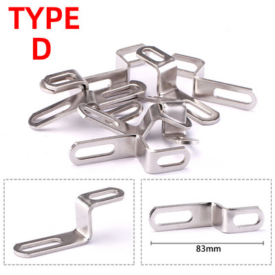 Különböző méretű univerzális támasztó Z típusú hangtompító tartó rögzítő bilincs konzol motorkerékpár kipufogó hangtompító csőhöz